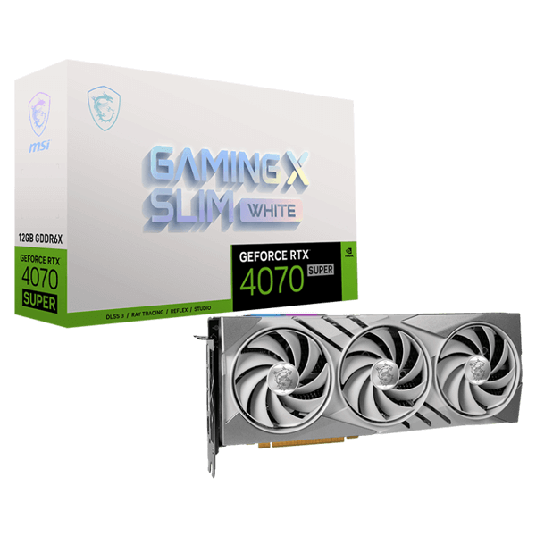 MSI GeForce RTX 4070 SUPER 12G GAMING X SLIM White-image